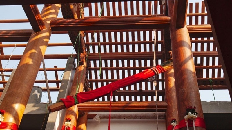 Một số kiêng kỵ trong gác đòn dông