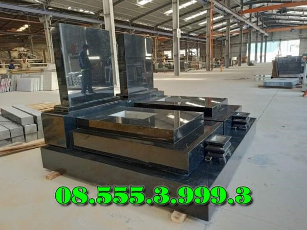Mộ đá granite nguyên khối tại an giang