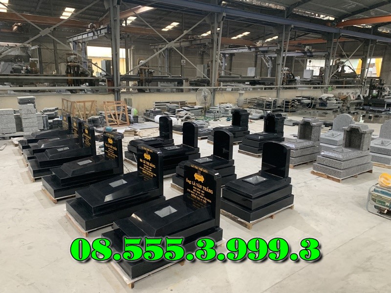Mộ đá granite nguyên khối tại an giang