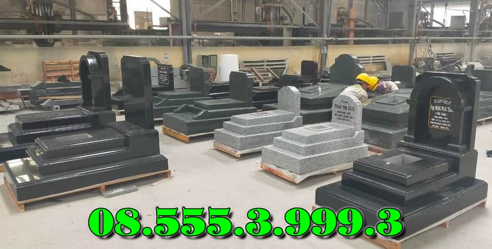 Mộ đá granite nguyên khối tại an giang