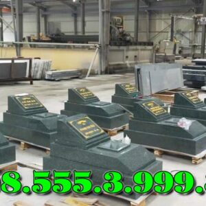 Mộ đá granite nguyên khối tại bạc liêu