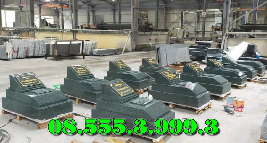 Mộ đá granite nguyên khối tại bạc liêu