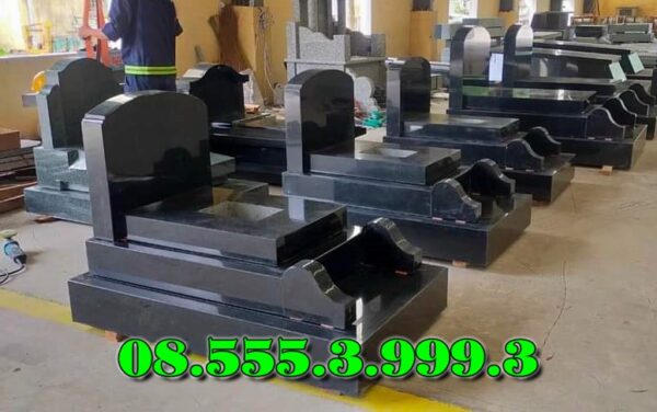 Mộ đá granite nguyên khối tại bến tre 
