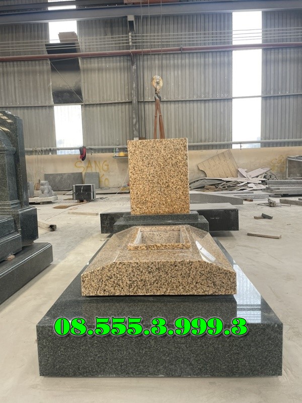 Mộ đá granite nguyên khối tại bình dương
