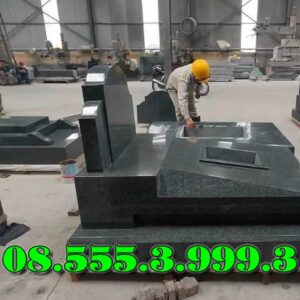 Mộ đá granite nguyên khối tại tây ninh