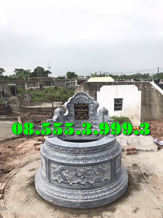 Mộ đá tròn đẹp