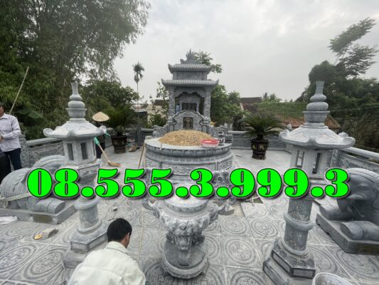 Mộ đá tròn đẹp