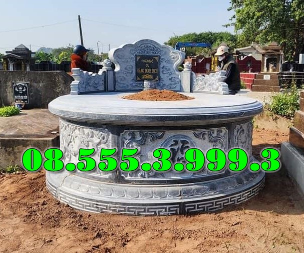 Mộ đá tròn đẹp