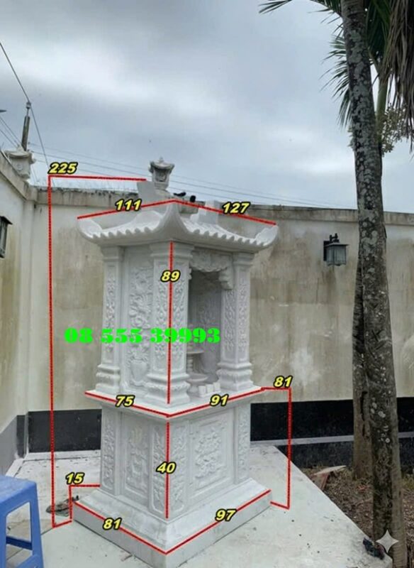 LÀM BÀN THỜ ÔNG THIÊN BẰNG ĐÁ