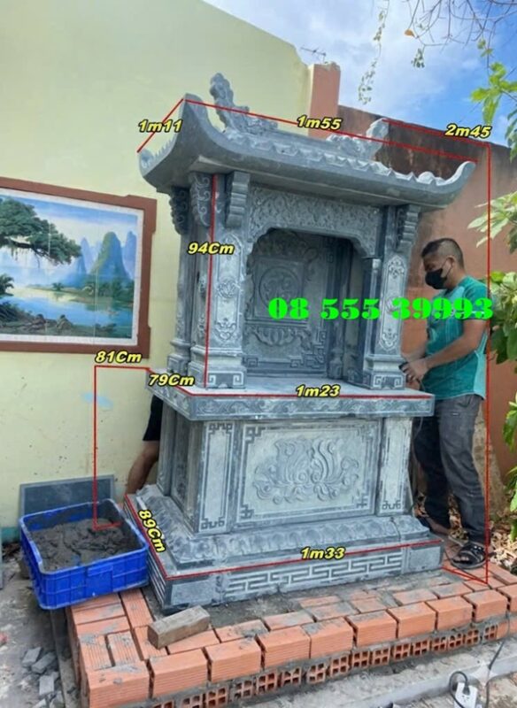 LÀM BÀN THỜ ÔNG THIÊN BẰNG ĐÁ