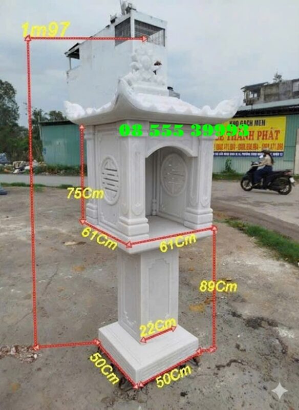 LÀM BÀN THỜ ÔNG THIÊN BẰNG ĐÁ