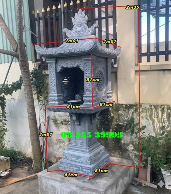 LÀM BÀN THỜ ÔNG THIÊN BẰNG ĐÁ