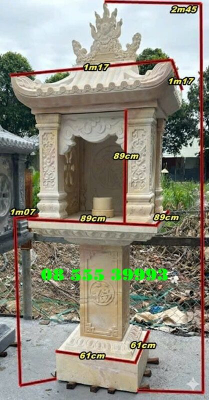 LÀM BÀN THỜ ÔNG THIÊN BẰNG ĐÁ