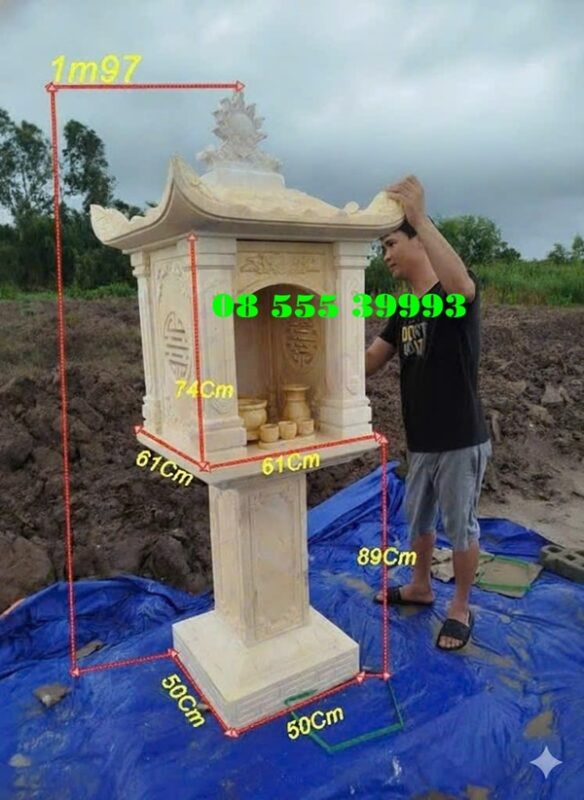 LÀM BÀN THỜ ÔNG THIÊN BẰNG ĐÁ