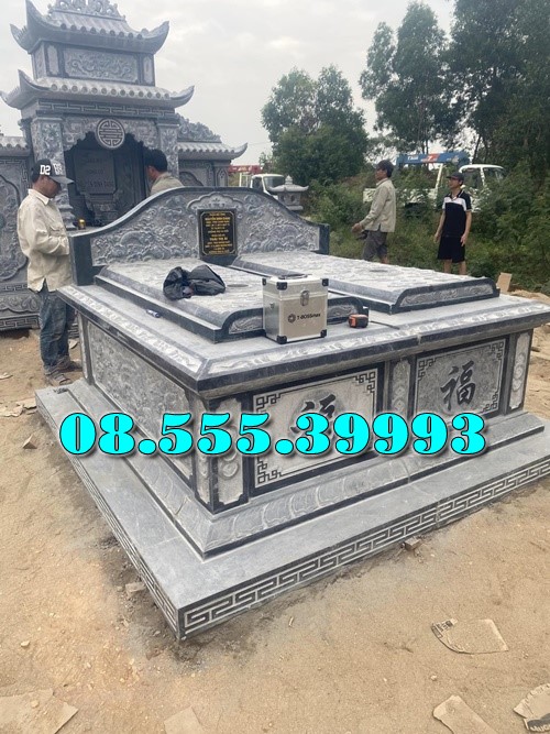 Mẫu mộ đá tự nhiên đẹp bán tại Long An