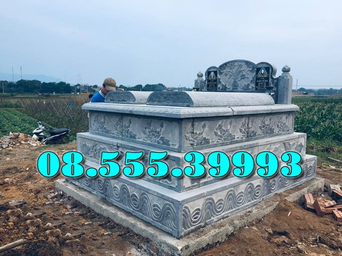 Mẫu mộ đá tự nhiên đẹp bán tại Long An
