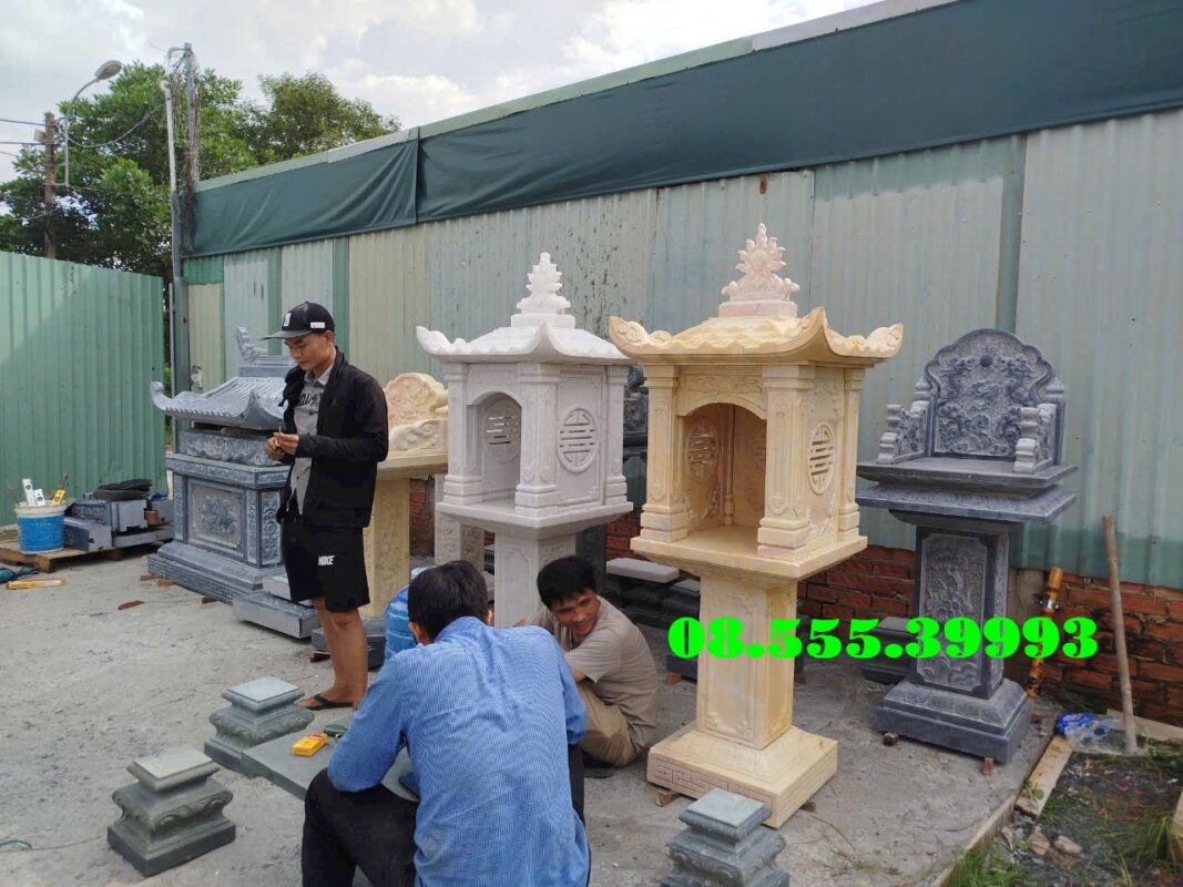 Bàn Thờ Thần Linh Bằng Đá Tại Cà Mau