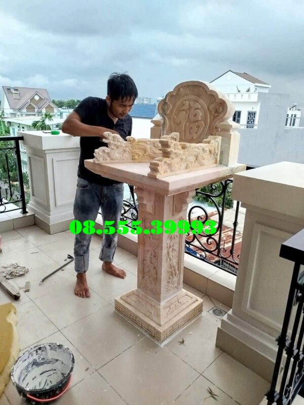 Bàn Thờ Thần Linh Bằng Đá Tại Cần Thơ