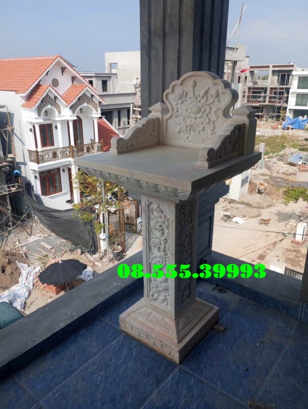 Bàn Thờ Thần Linh Ngoài Trời Bằng Đá Tại Long An