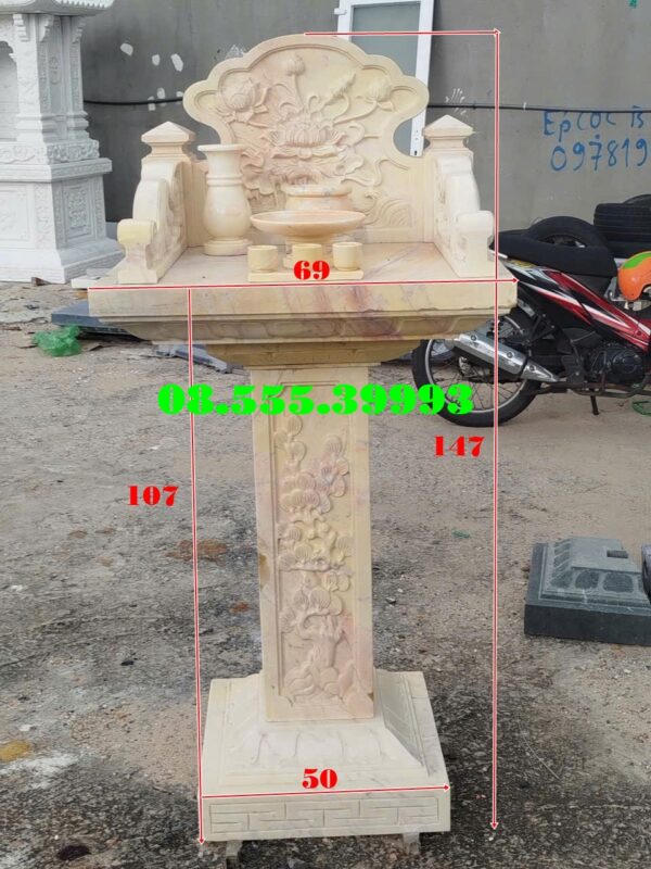 Bàn Thờ Thần Linh Ngoài Trời Bằng Đá Tại Vĩnh Long