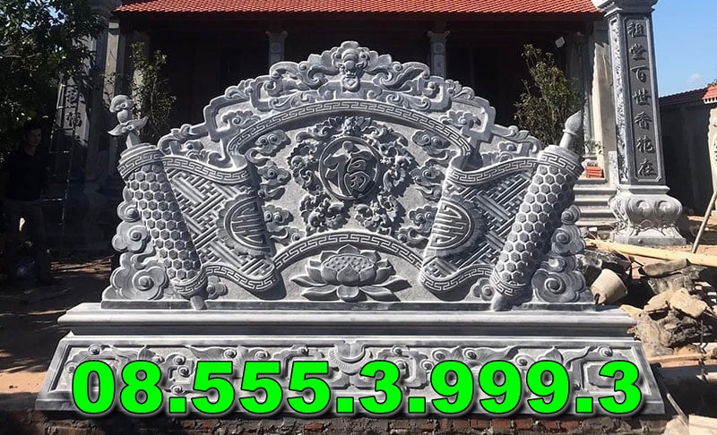 Cuốn Thư Bằng Đá Tự Nhiên Điêu Khắc Bán Tại Trà Vinh